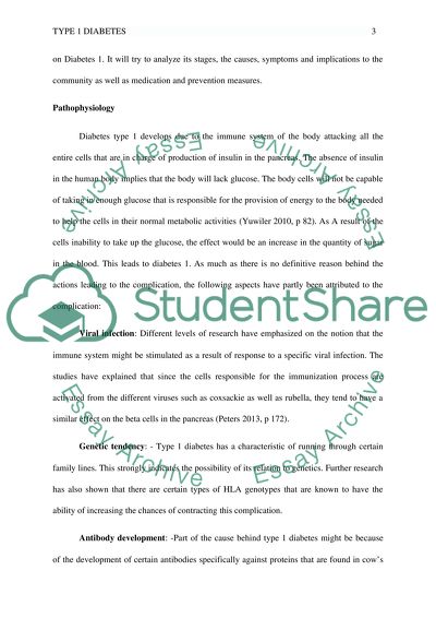 Type 1 Diabetes, Recommended Range of Blood Glucose Levels
