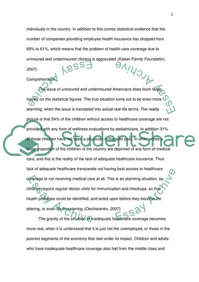 Unfair Distribution of Health Services in the United States