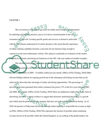 Asda and Tesco - Competitive Advantages of Electronic Advertising to Companies in the UK
