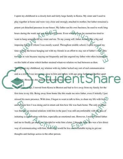 Getting father and I on the same page