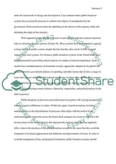 Public Broadcast Systems in the United States