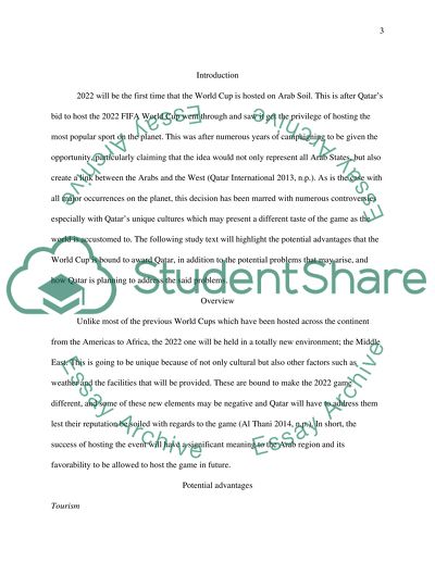 World Cup 2022 in Qatar: Benefits and Possible Problems