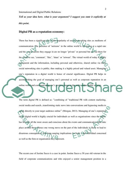 Digital PR - Why Reputation Is Central in the Creative Economy