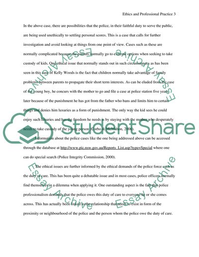 Ethics and Professional Practice