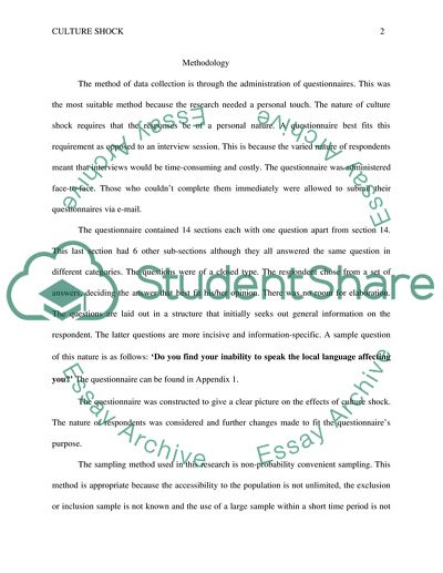 Questionnaires as the Method of Data Collection