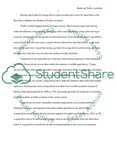 Reducing Traffic Accidents