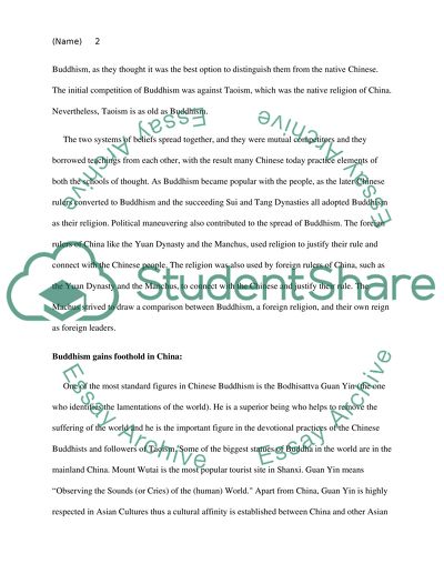 Ancient China: How was Buddhism, originally an Indian religion, adapted to Chinese culture