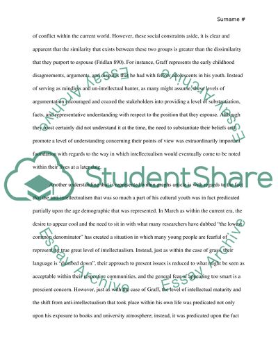 Book smarts with intellectualism and street smarts with anti-intellectualism