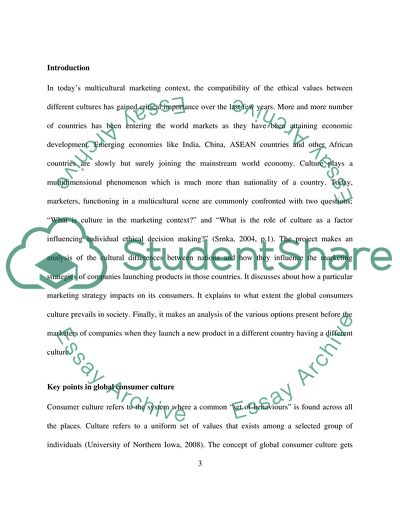 Analysis of the Various Options Open to Marketers When Launching Products in a Different Culture