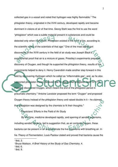 Promotion of the Progress of Medicine by the Deep Study of Air