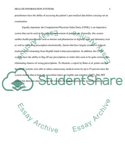 The Quality of Patient Care