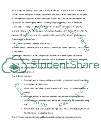 Detainee Ethics: Terrorists as Research Subjects