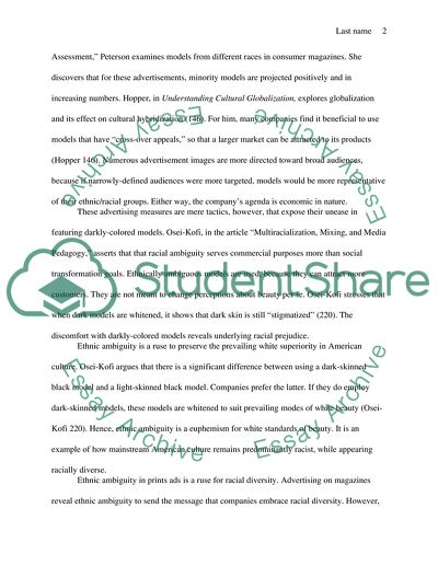 The Fallacy of Diversity in Ethnically Ambiguous Advertisements