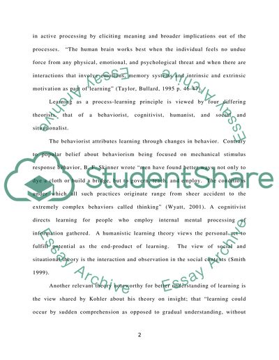 Learning and Education