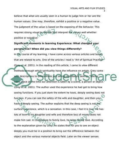 Definitions of Arts and Human Values: Changes in Your Understanding of the Terms