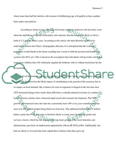 Critical Analysis of Chinas Coming Baby Boomlet Will Deliver a Boost Article by Wei Gu