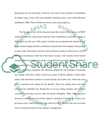 Leading Strategic Change - Mittal Steel Company