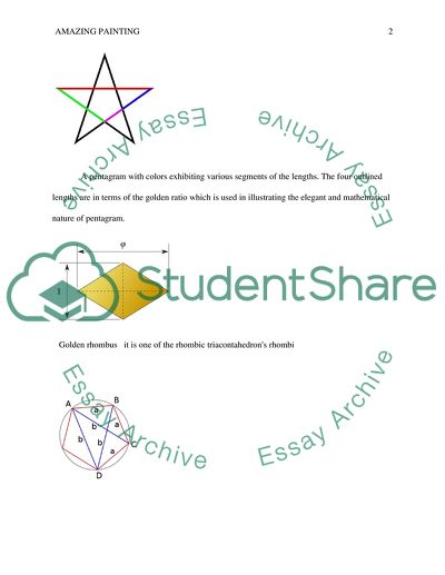 Amazing Paintings and Golden Ratio