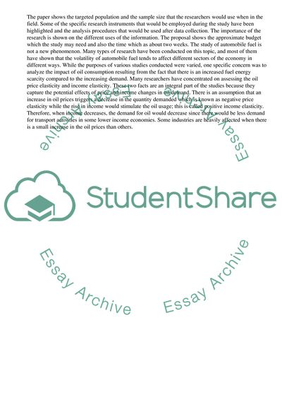 The Impact of Increasing Oil Prices on Selected Sector/S of International Business or Travel
