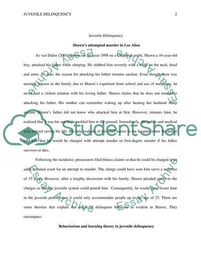 Juvenile Delinquency