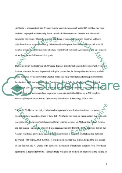 Al-Qaeda Terrorist Organization