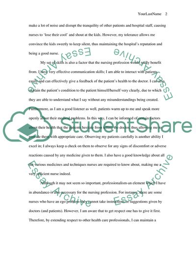 How Do You See Yourself Contributing to the Nursing Profession