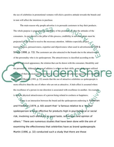 Athletes and Their Impacts on Endorsement of Sportswear