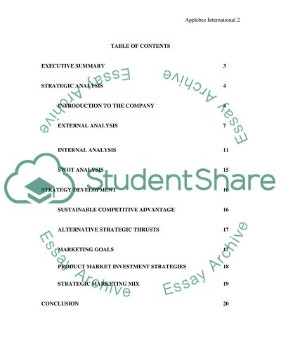 Strategic Marketing Plan Case Study