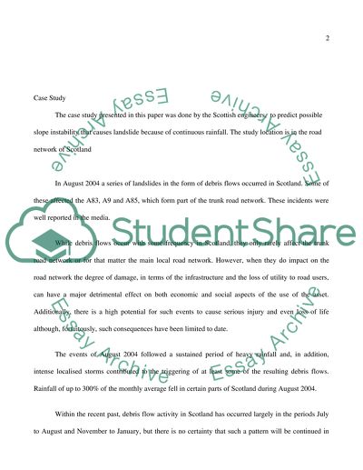 Natural Slope Stability