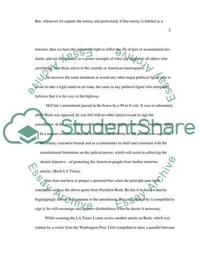 American Government - Bush