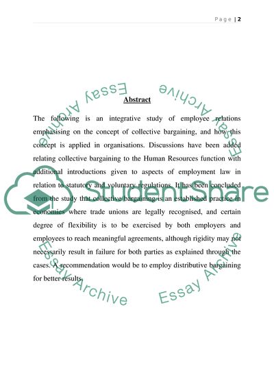 HRM and Collective Bargaining