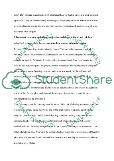 The Issues Involved in Internet Security