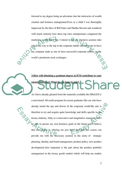 My Current Responsibilities and Career Path