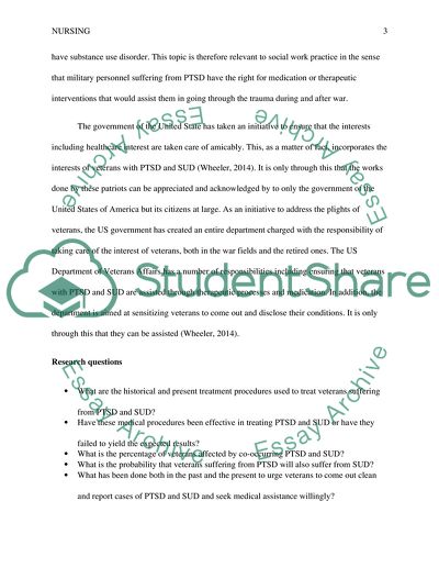 The US Veterans with Co-occurring PTSD and Substance Abuse