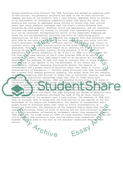 Business strategy of IKEA