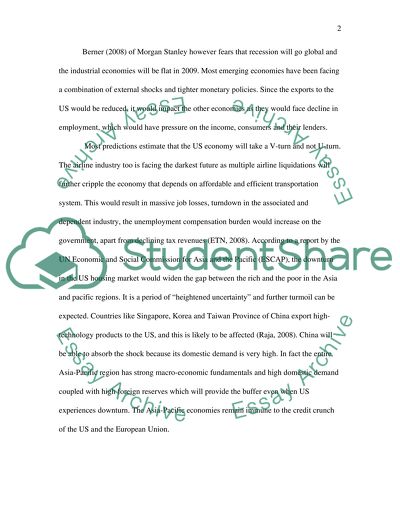 Global Economic Outlook and Challenges Faced by Singapore