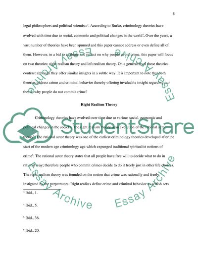 Why Dont People Commit Crime