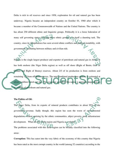 Resource Curse and its Effect on Some Members of the Opec Nations