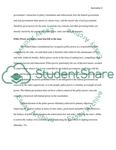 Local Governments Interaction in Policy Formulation and Enforcement