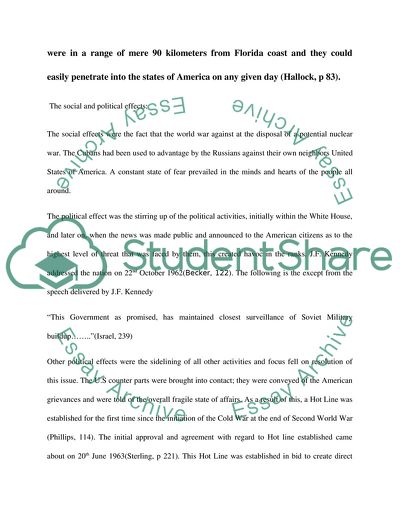 Cuban Missile Crisis