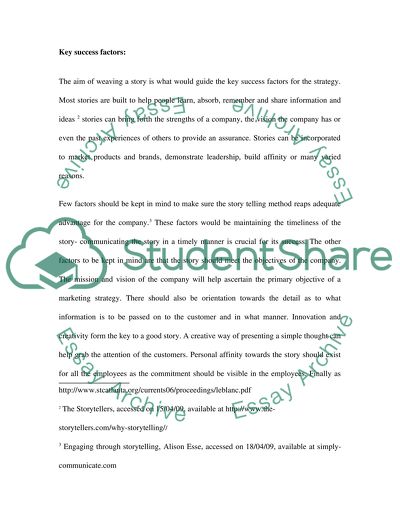 Storytelling Marketing Approach