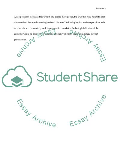 The Corporate States of America: How Corporations Became the Most Powerful People in the U.S