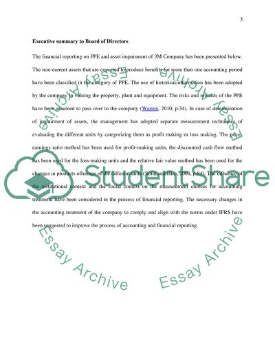 Report to the Board of Directors of 3M Company