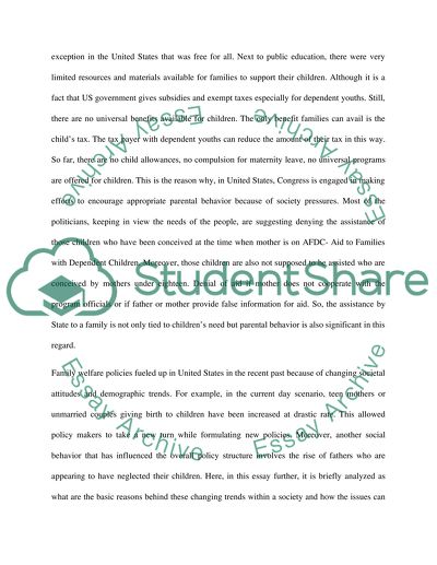 Societal Attitudes and Welfare Policy Developments in United States