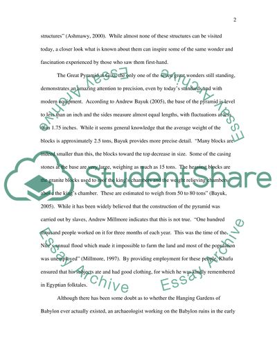 The 7 Wonders of the World