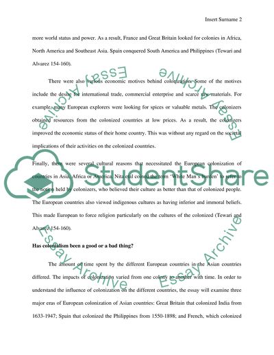 European Invasion of Asian Countries