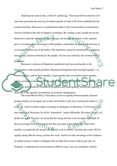 Rousseau, Marx, and the Critique of Classical Liberalism