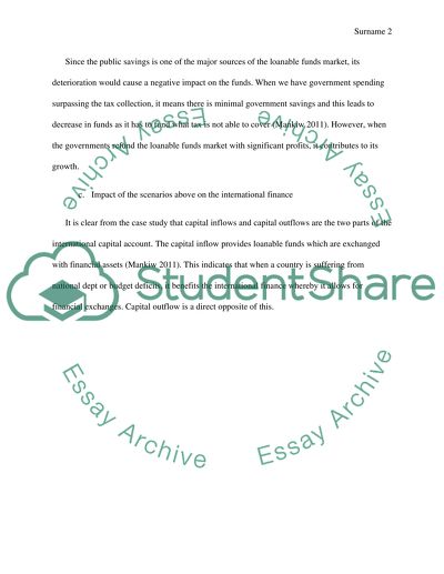 The Loanable Funds Market and Government Expenditures