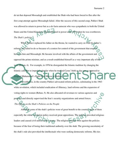 The 1979 Revolution and Modern Day Iran