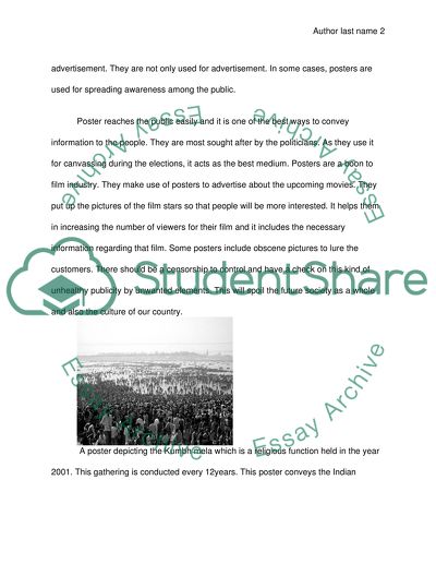 Posters as a Way to Advertise